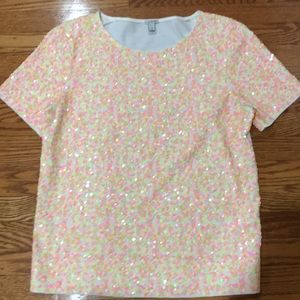 JCrew Sequined TShirt
